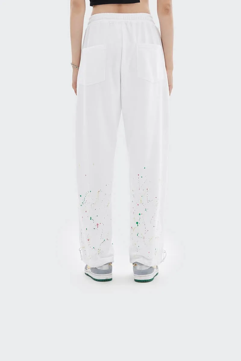 Personality splash ink casual sports loose guard pants
