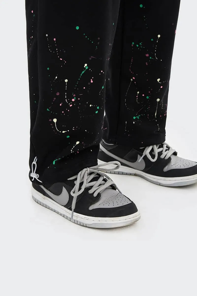Personality splash ink casual sports loose guard pants