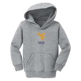Personalized West Virginia Mountaineers Toddler Pullover Sweatshirt
