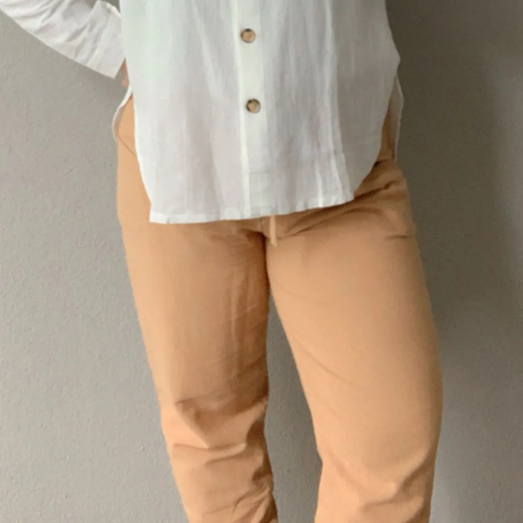 Silvertote Apparel Pakaian Wanita Saka Linen Pants