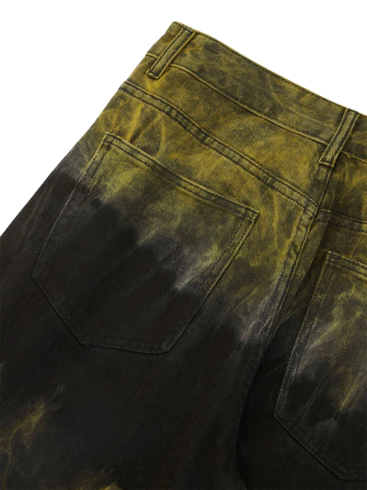 Sneakerhill Graffiti Fun Tie-Dye Straight Jeans