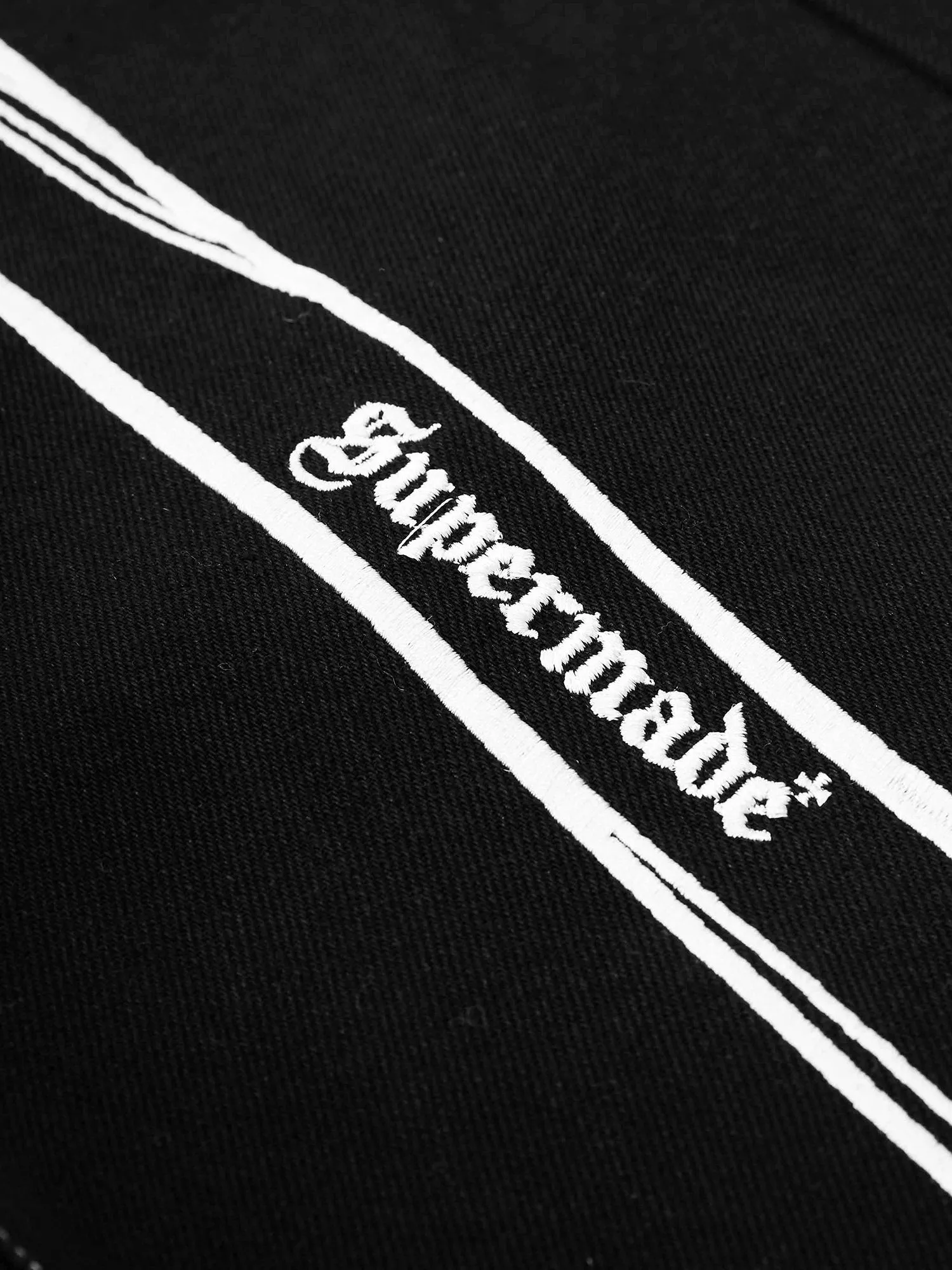 Sneakerhill Hip Hop Bones Embroidered Jeans - 1859