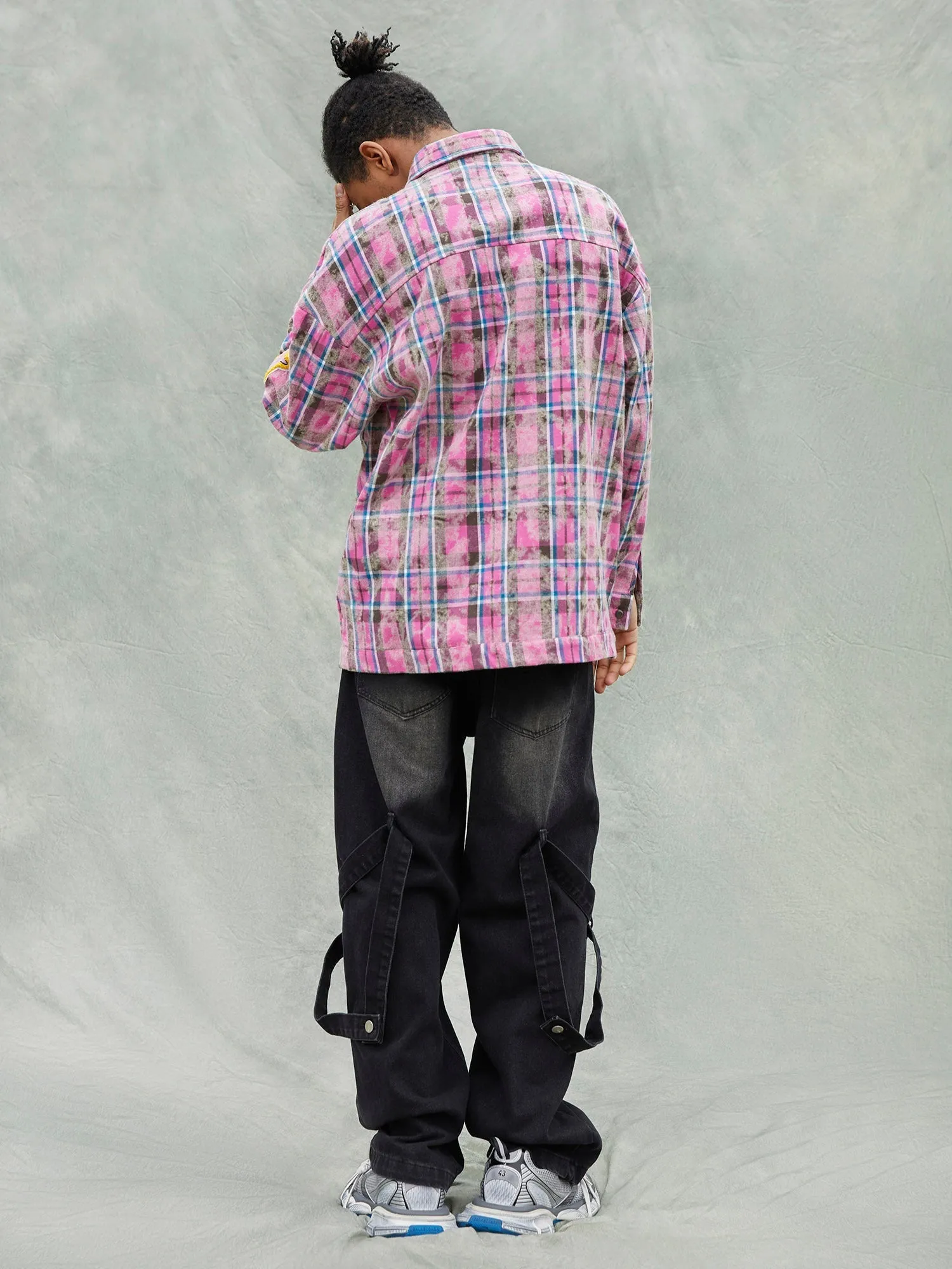 Sneakerhill Washed Ripped Denim Jeans