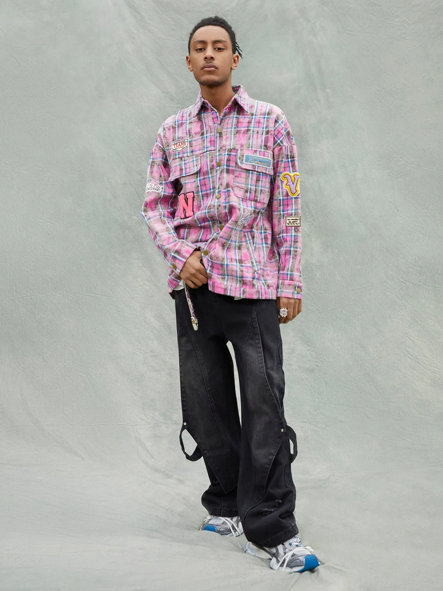 Sneakerhill Washed Ripped Denim Jeans