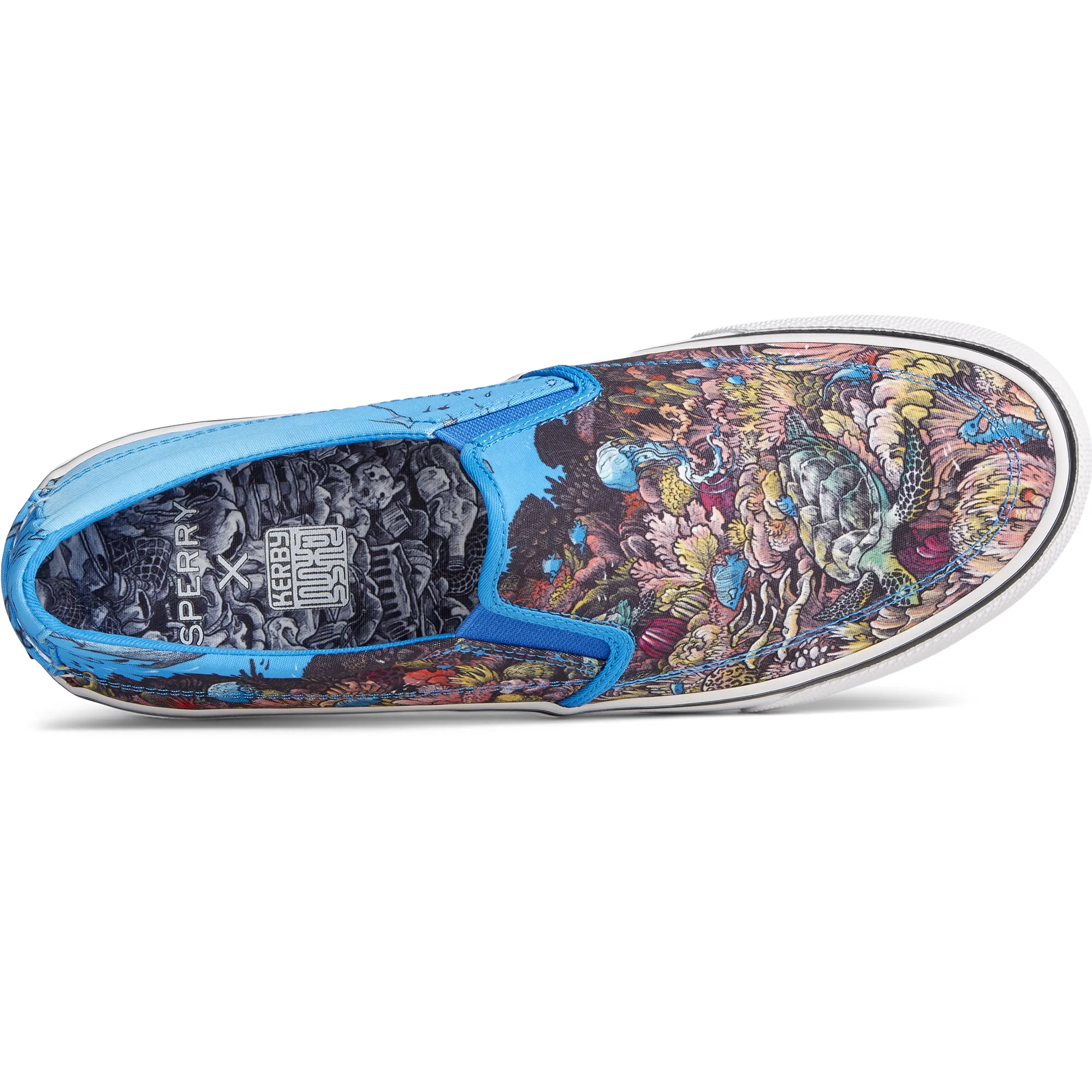 Sperry x Kerby Men's Striper II Utopia Slip On Sneaker - Blue (STS24458)