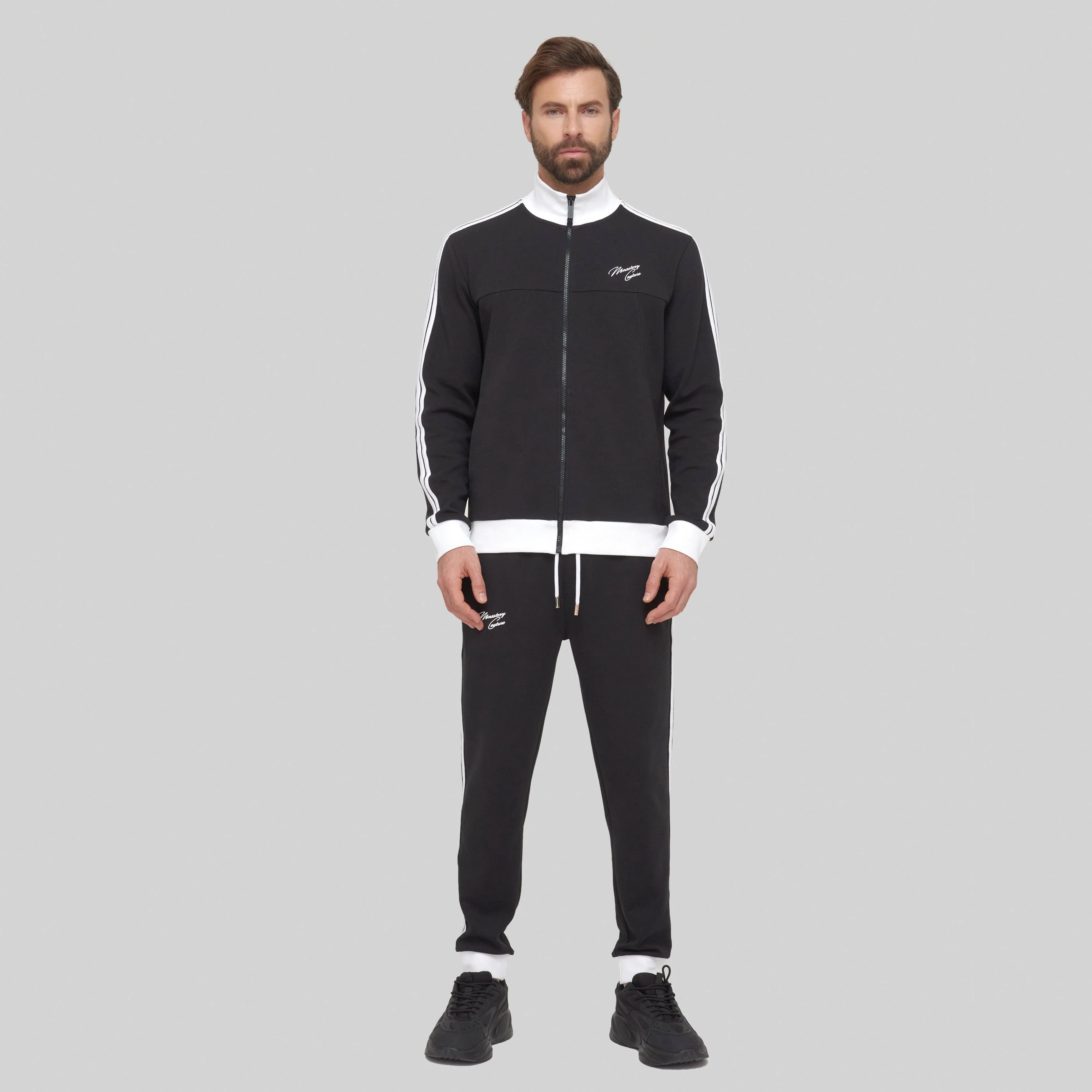 Black Taigeto Sport Jacket - Stylish Performance Active Outerwear