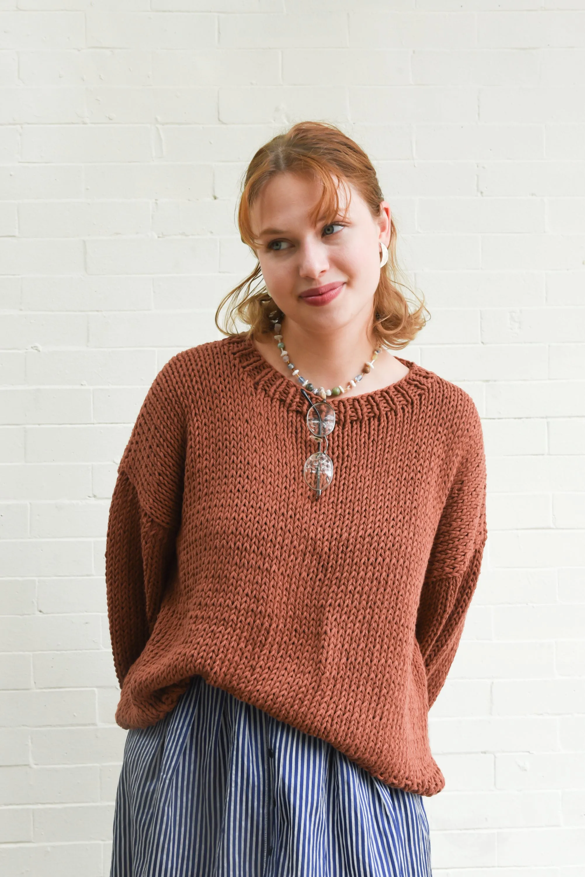 Ursa Textiles Caja Sweater in Earth