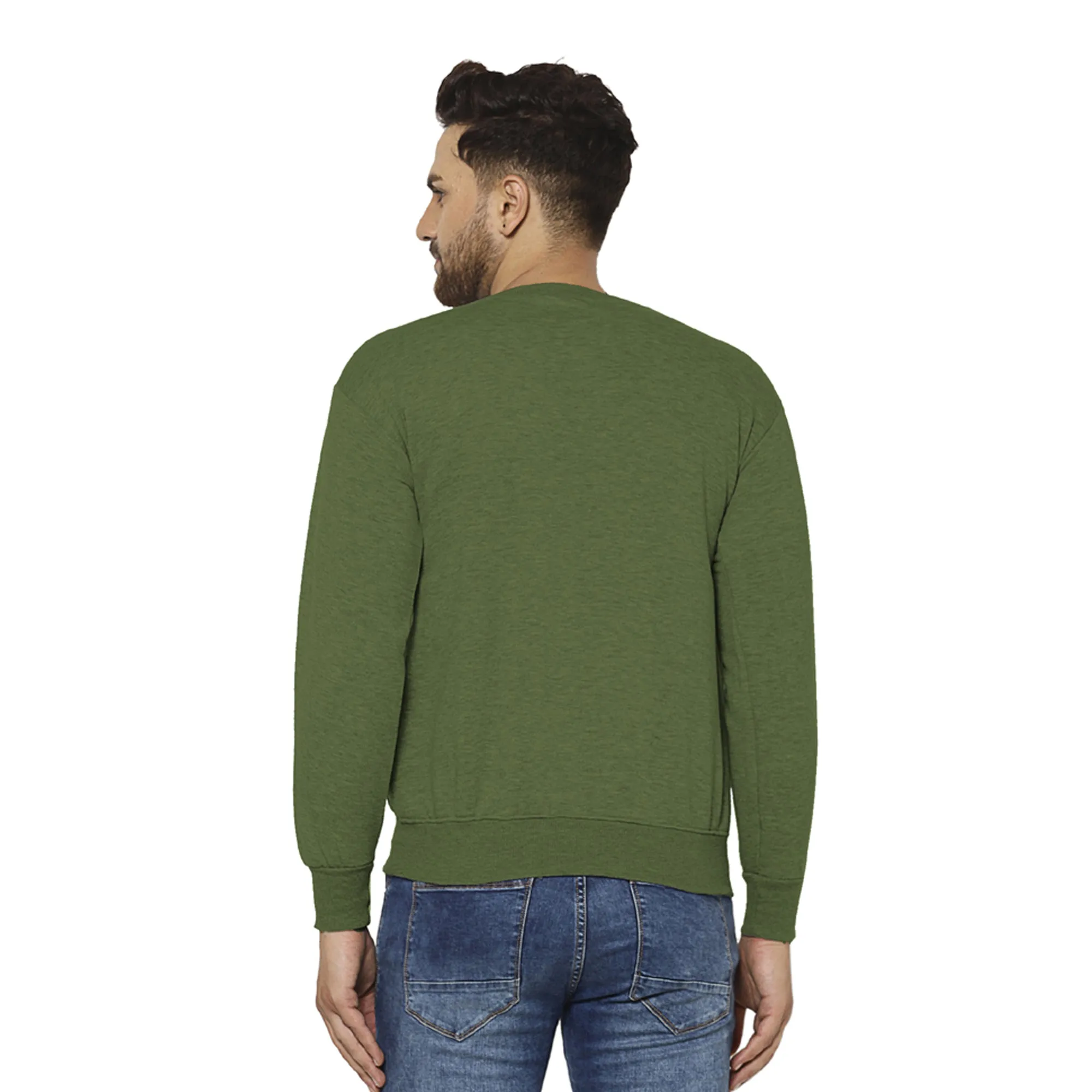 Vimal Jonney Fleece Round Neck Sweatshirt for Men