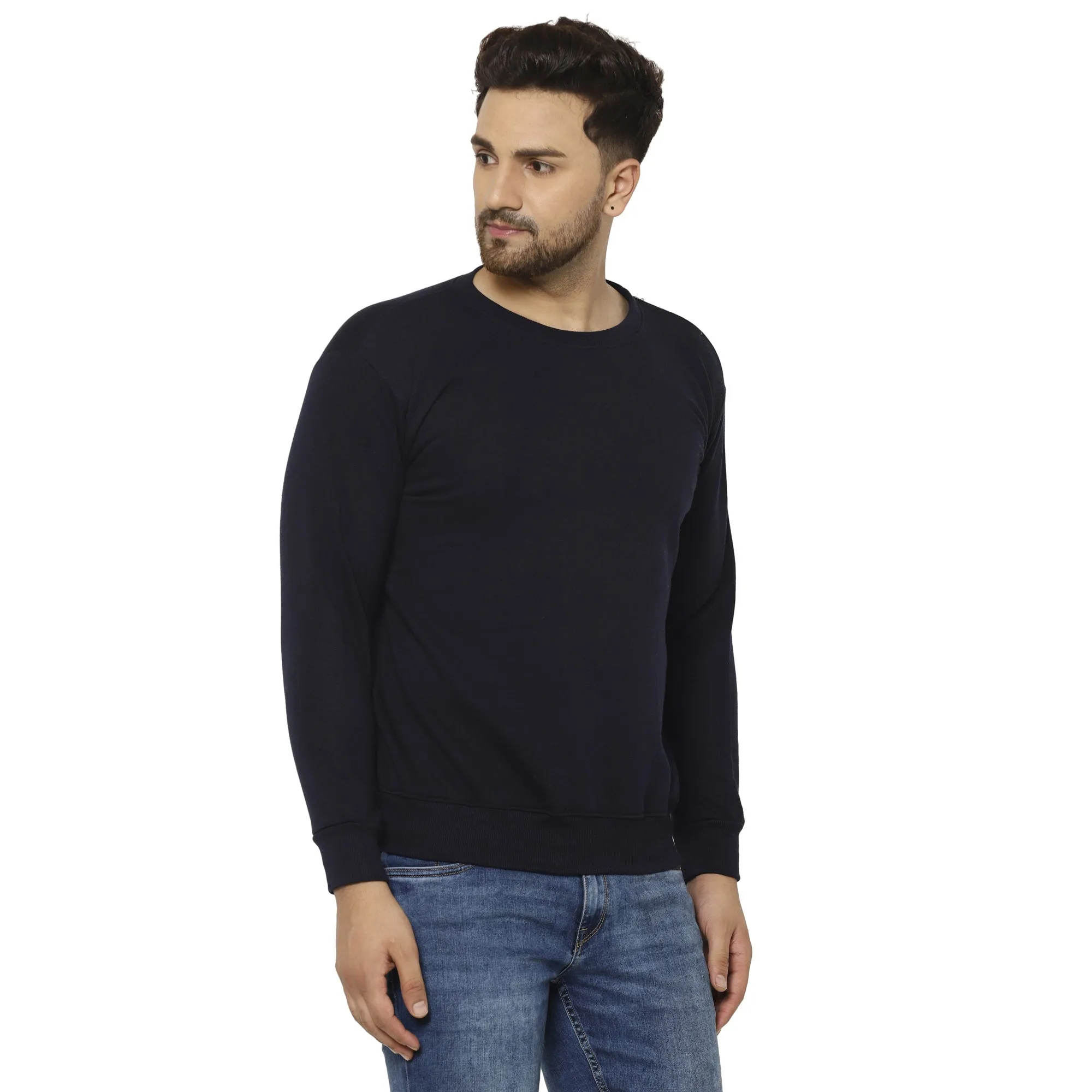 Vimal Jonney Fleece Round Neck Sweatshirt for Men
