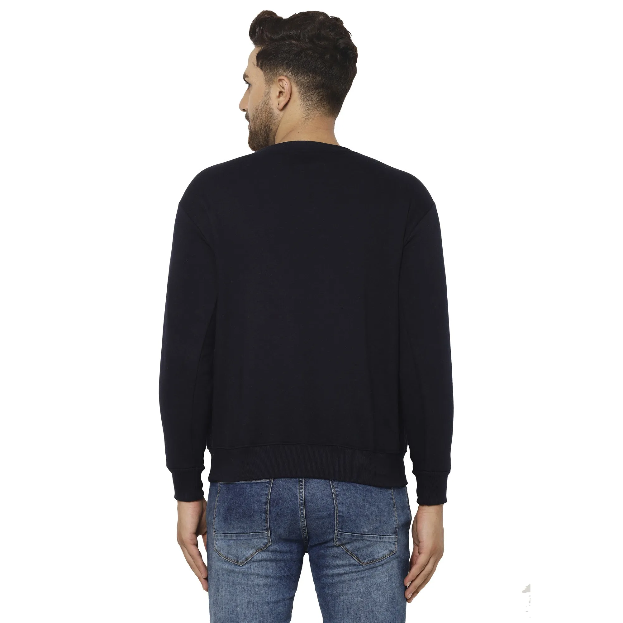Vimal Jonney Fleece Round Neck Sweatshirt for Men